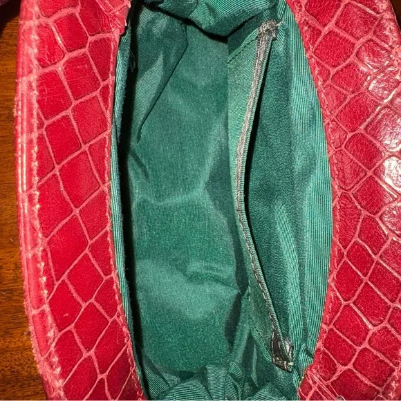 Leopard Print and Red Leather Women's Bag - Picture 6 of 8